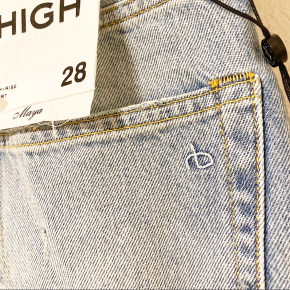 Rag & Bone Maya High Rise Denim Shorts 28 - Picture 7 of 11